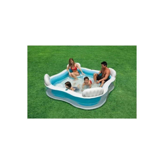 Intex 56475 Şeffaf Koltuklu Aile Boyu 2 Bölme Havuz