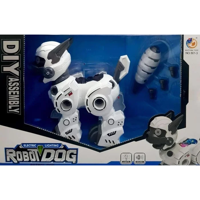 Işıklı Sesli Yürüyen Pilli Sök Tak Robot Köpek