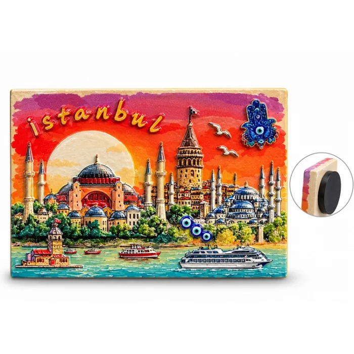 İstanbul Temalı Polyester Magnet Alk5875