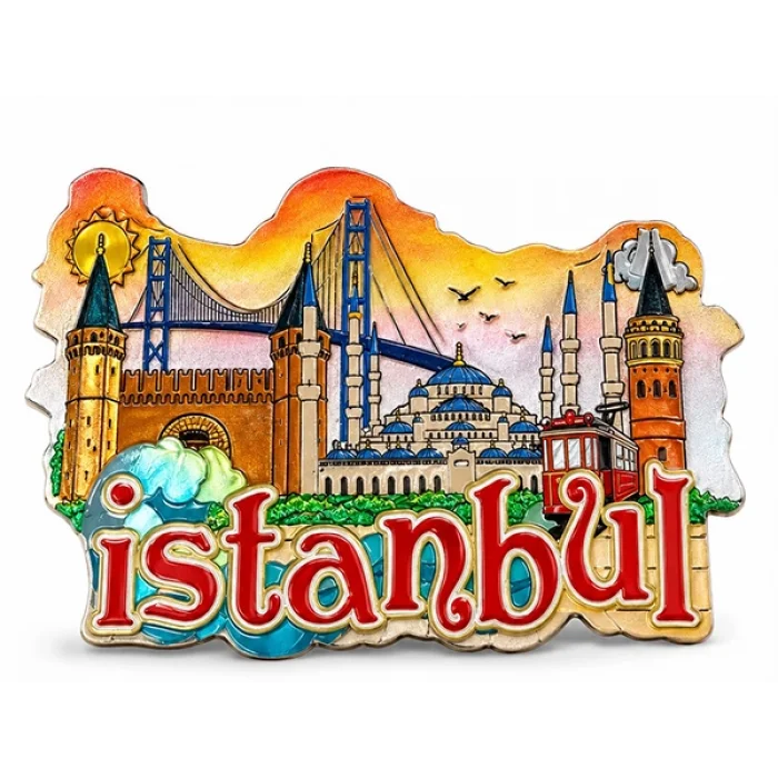 İstanbul Temalı Silikon Buzdolapı Süsü Magnet Alk5941