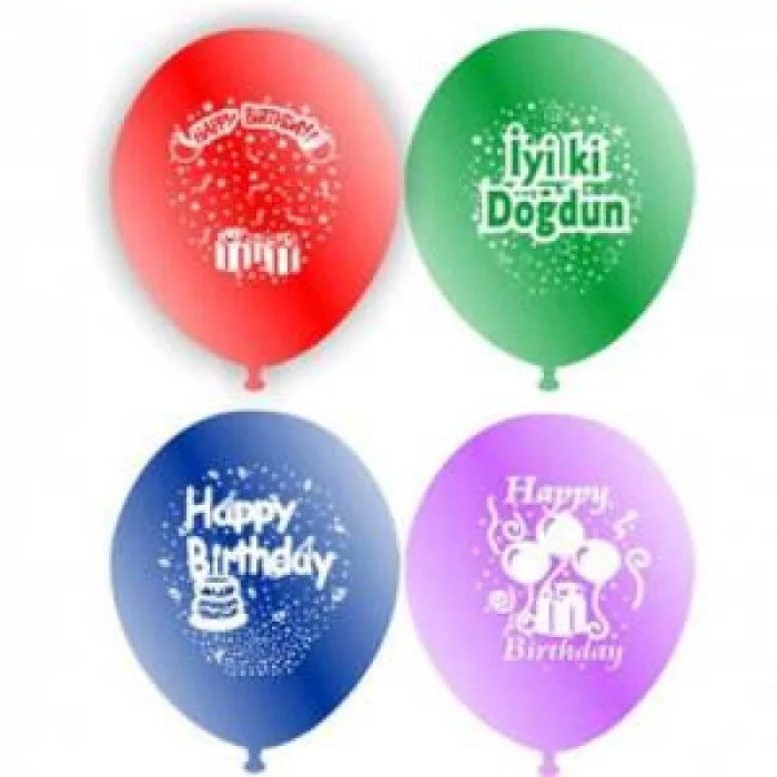 İyiki doğdun yazılı balon  (100lü)