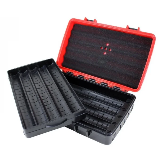 Jifeng Seyahat Tipi Puro Kutusu Humidor Kırmızı (10Cigar)