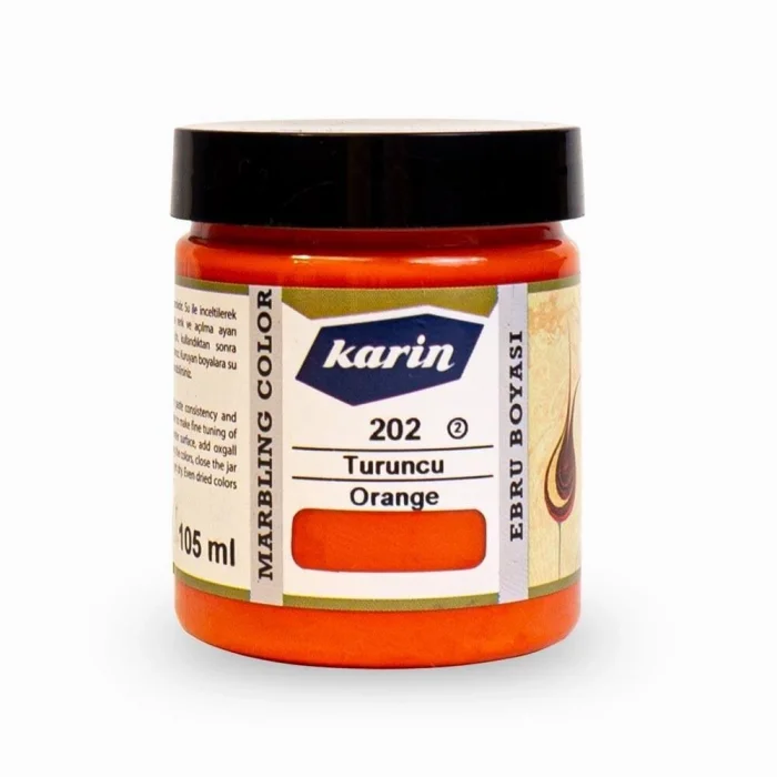 Karin Ebru Boyası 105 ml. 202 Turuncu