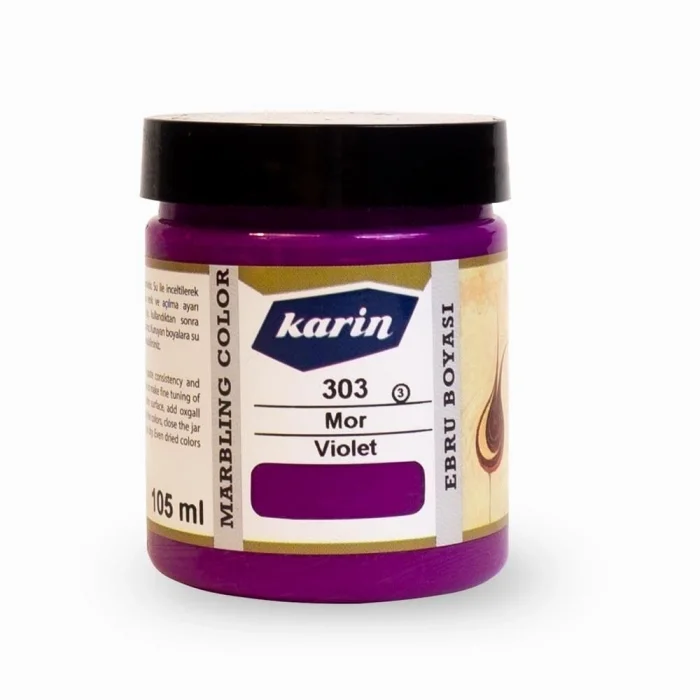 Karin Ebru Boyası 105 ml. 303 Mor