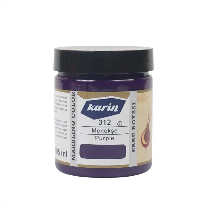 Karin Ebru Boyası 105 ml. 312 Menekşe