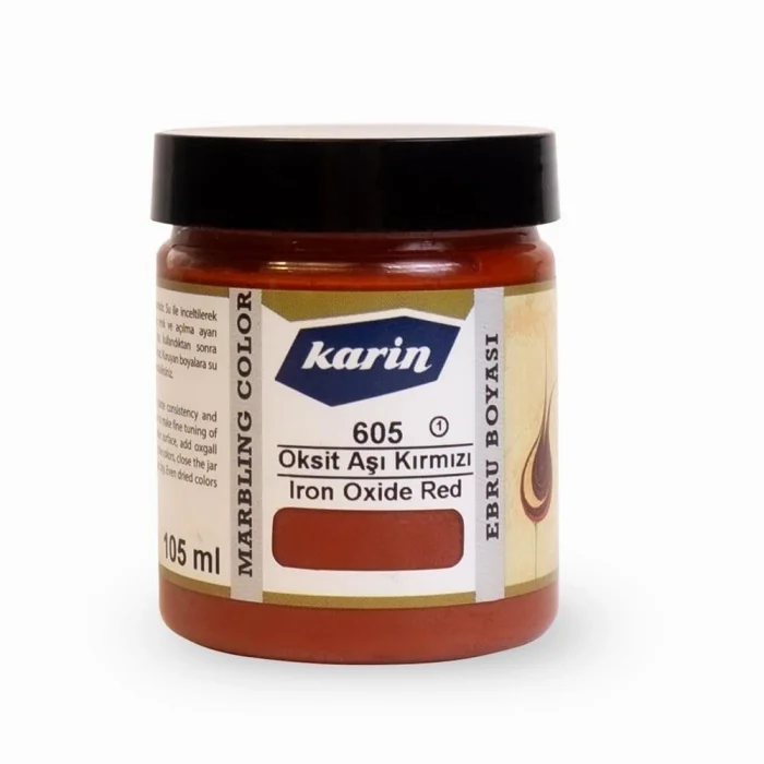Karin Ebru Boyası 105 ml. 605 Aşı Kırmızı