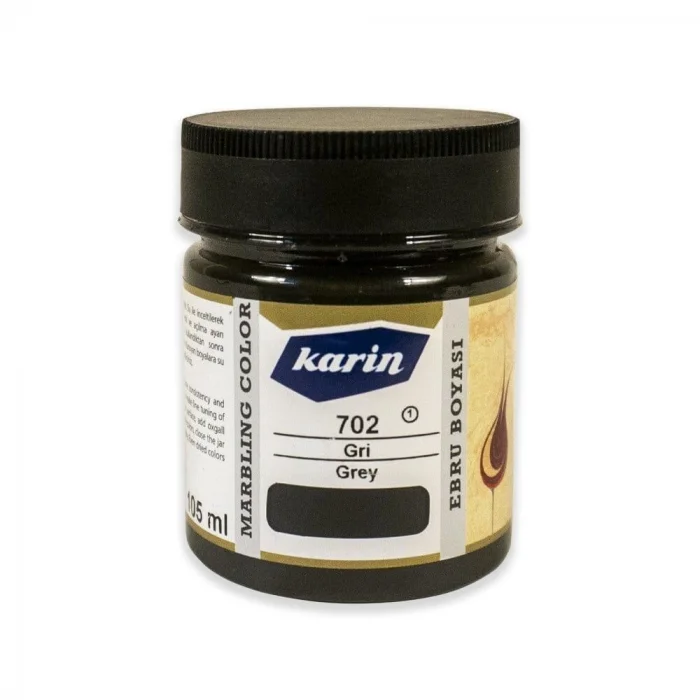 Karin Ebru Boyası 105 ml. 702 Gri