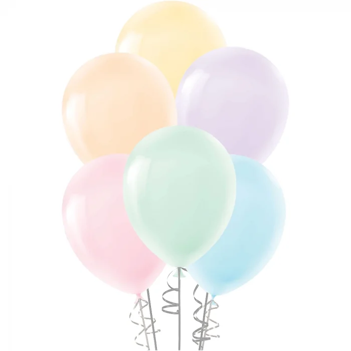 Karışık Renkli Makaron Balon 12
