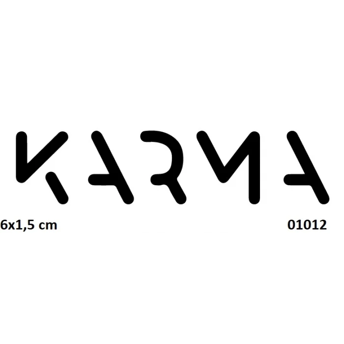 Karma Yazısı Geçici Dövme Şablonu