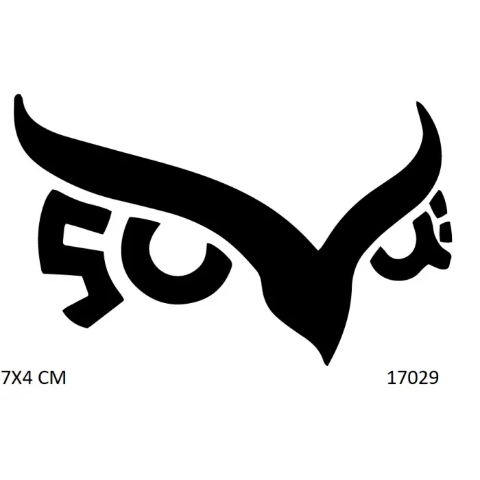 Keskin Gözler Geçici Dövme Şablonu
