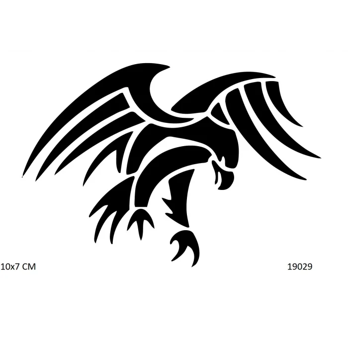 Keskin Kartal Geçici Dövme Şablonu