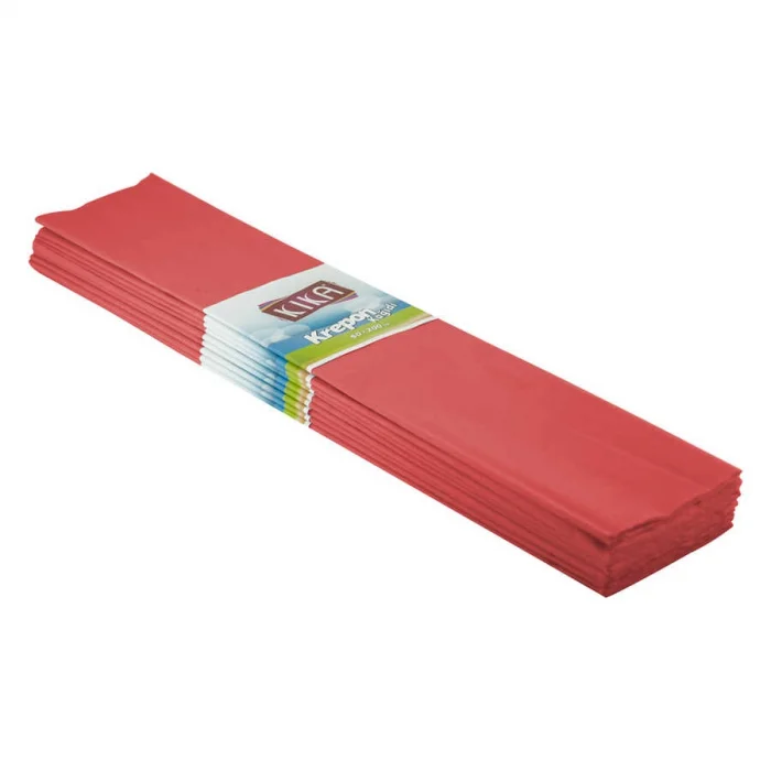 Kırmızı Krapon Kağıdı 50x200