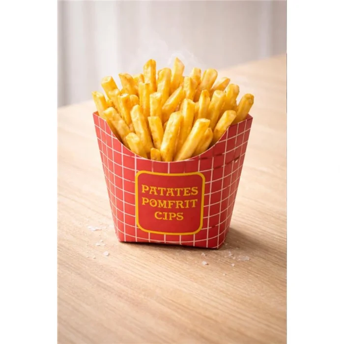 Kızarmış Patates Kutusu Ekonomik 50li x 30 Paket (Koli)