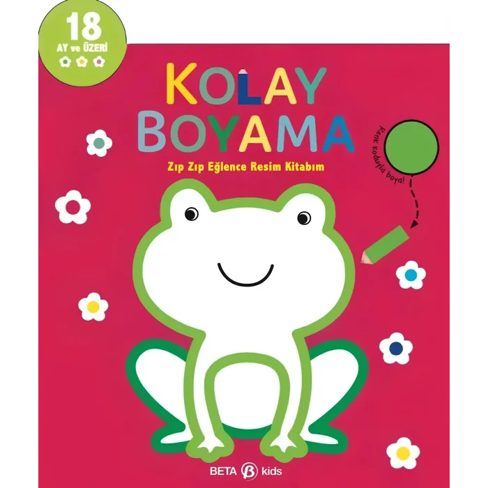 Kolay Boyama Zıp Zıp Eğlence Resim Kitabım