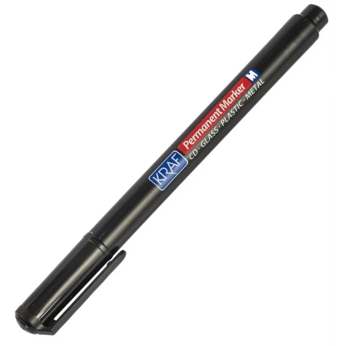 Kraf 280 OHP Plus Asetat Kalemi (M) SİYAH