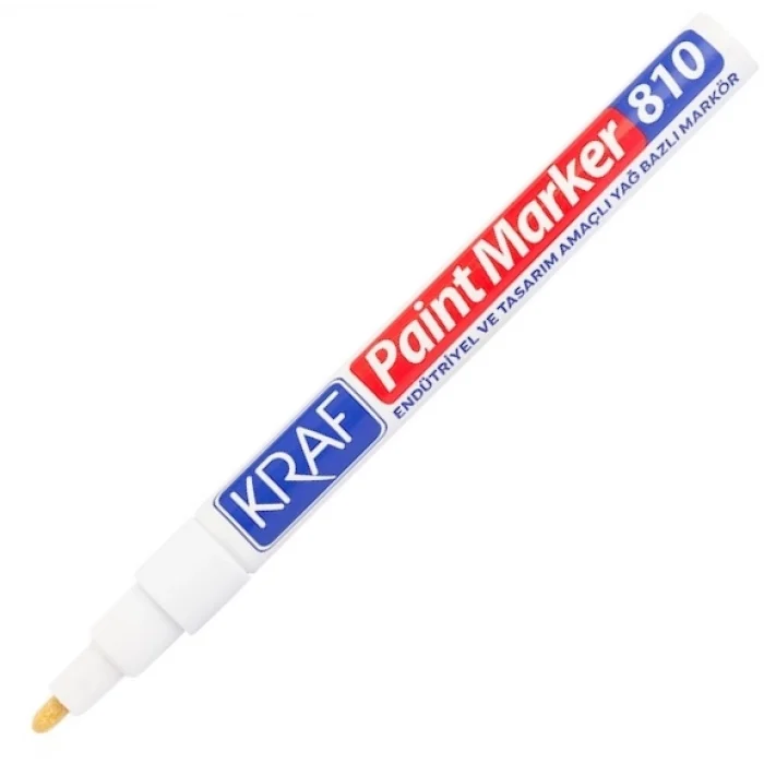 Kraf 810 Paint Markör Boyama Markörü Beyaz