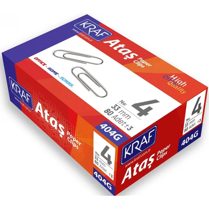 Kraf Ataş No:4 33 mm. 80 Adet