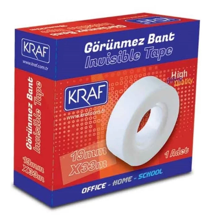 Kraf Görünmez Bant (Aydınger Bandı) 19 mm. x 33 mt.