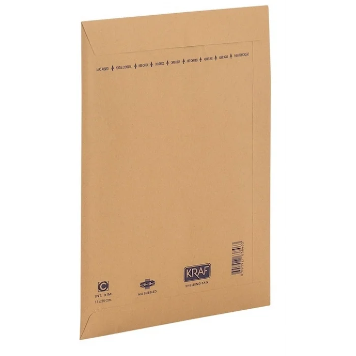 Kraf Hava Kabarcıklı Zarf C 17x25 cm. 10lu Paket