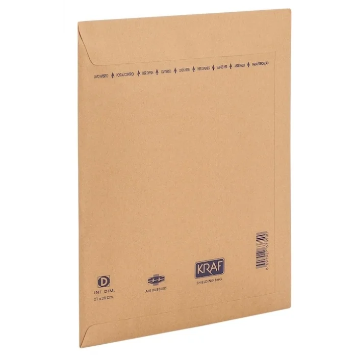Kraf Hava Kabarcıklı Zarf D 21x28 cm. 10lu Paket