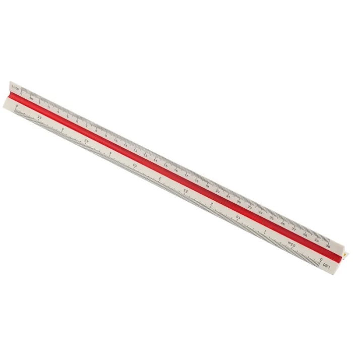 Kraf Mikyas (Ölçek) Cetveli 30 cm.