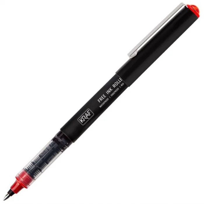 Kraf Roller Kalem 0.7 mm. KIRMIZI