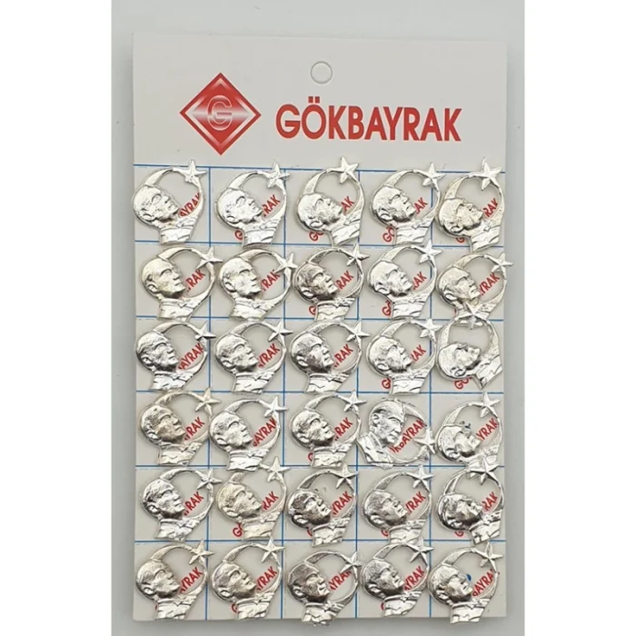 Krom Ayyıldız Ataturk Rozeti