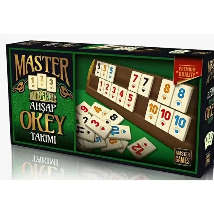 Ks Games Okey Takımı Ahşap Master Elegance