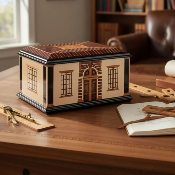 Küba Evi Tasarımı Sedir Humidor Puro Kutusu 250s