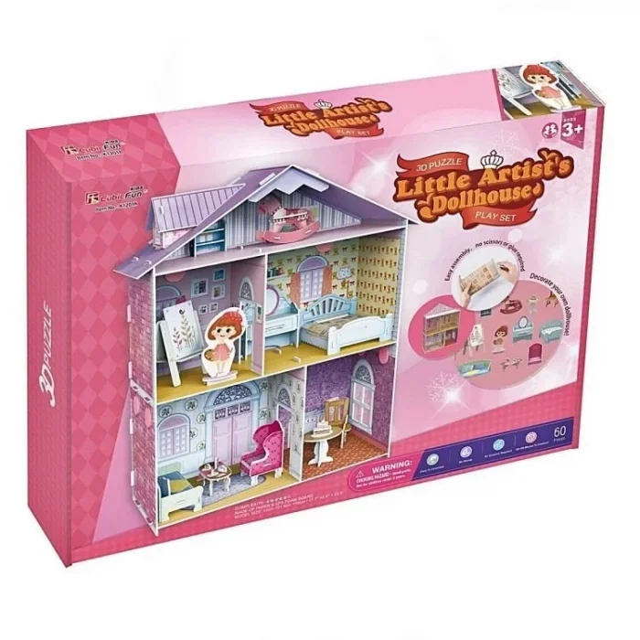 Küçük Artist'İn Oyun Evi 3D Puzzle