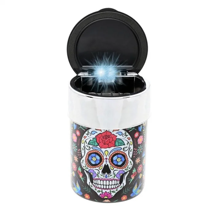 La Catrina Led Işıklı Araç Araba Küllüğü 4 9cm