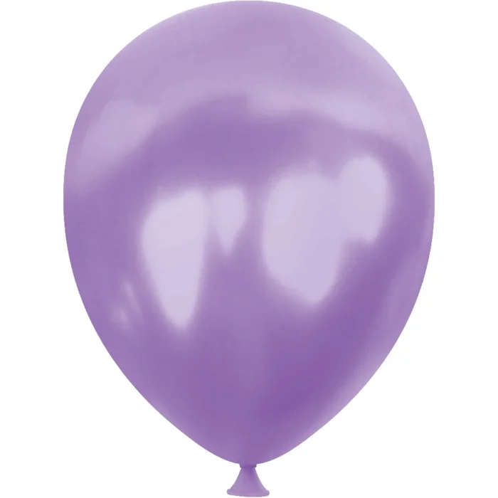 Lila Metalik Balon 12