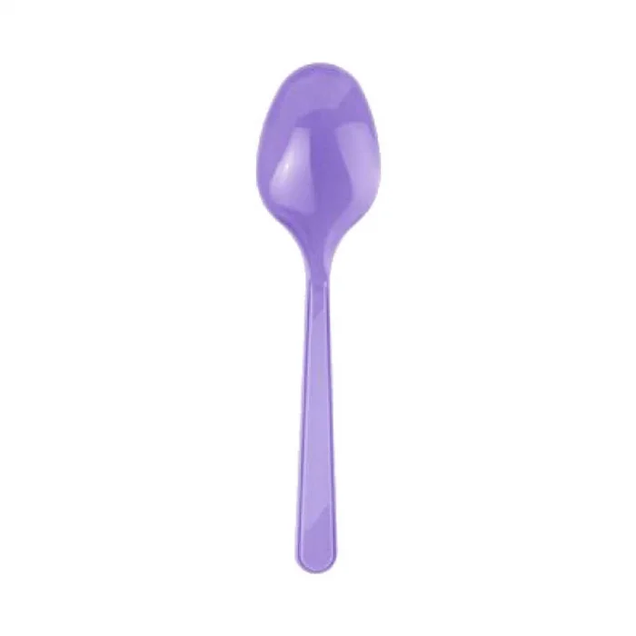 Lila Plastik Kaşık