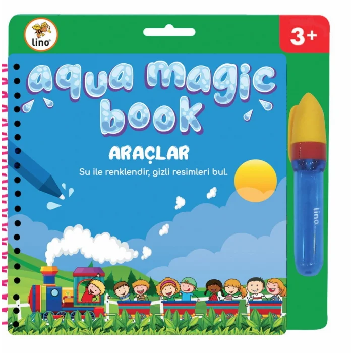Lino Aqua Magic Book Sihirli Boyama Kitabı ARAÇLAR
