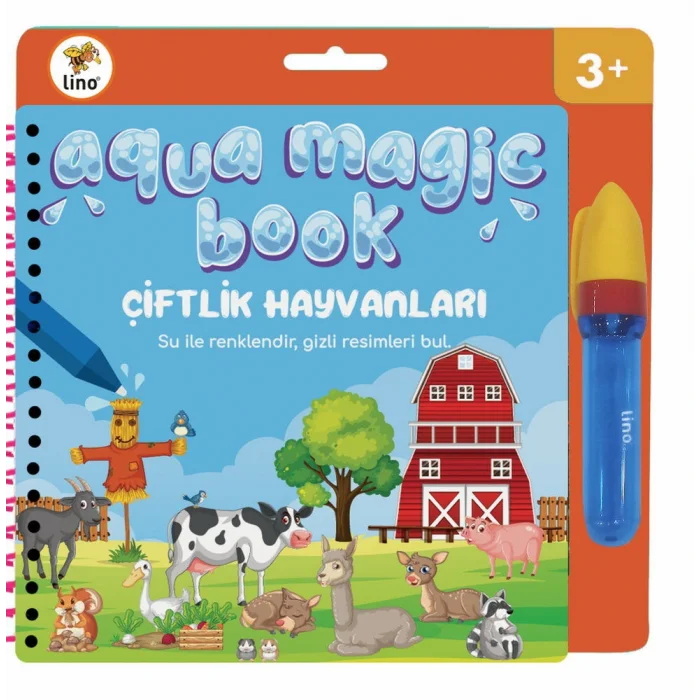 Lino Aqua Magic Book Sihirli Boyama Kitabı ÇİFTLİK