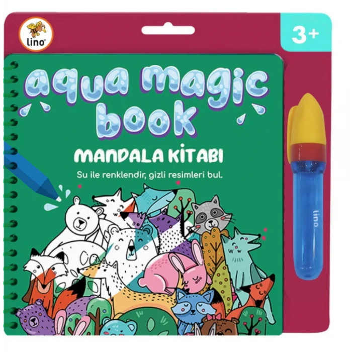 Lino Aqua Magic Book Sihirli Boyama Kitabı MANDALA