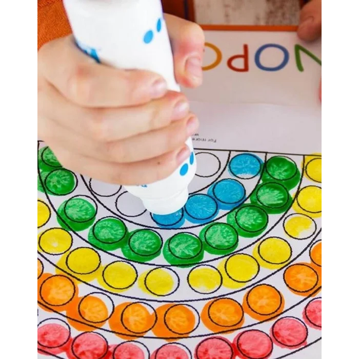 Lino Dot Markers Yıkanabilir Keçeli Boya Kalemi 6 Renk
