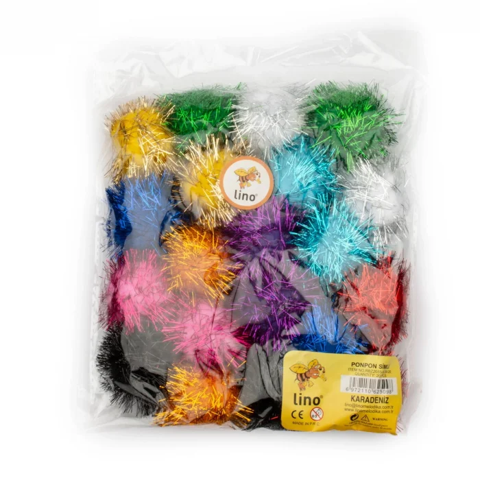 Lino Simli Ponpon 5 cm. 20li Paket