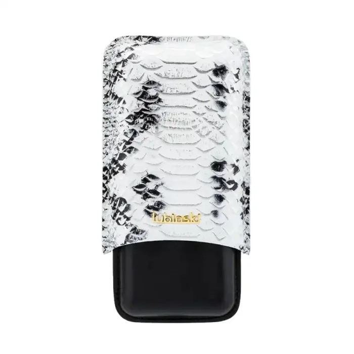 Lubinski Deri Puro Kılıfı Croco Silver/Siyah 3lü (60Ring)