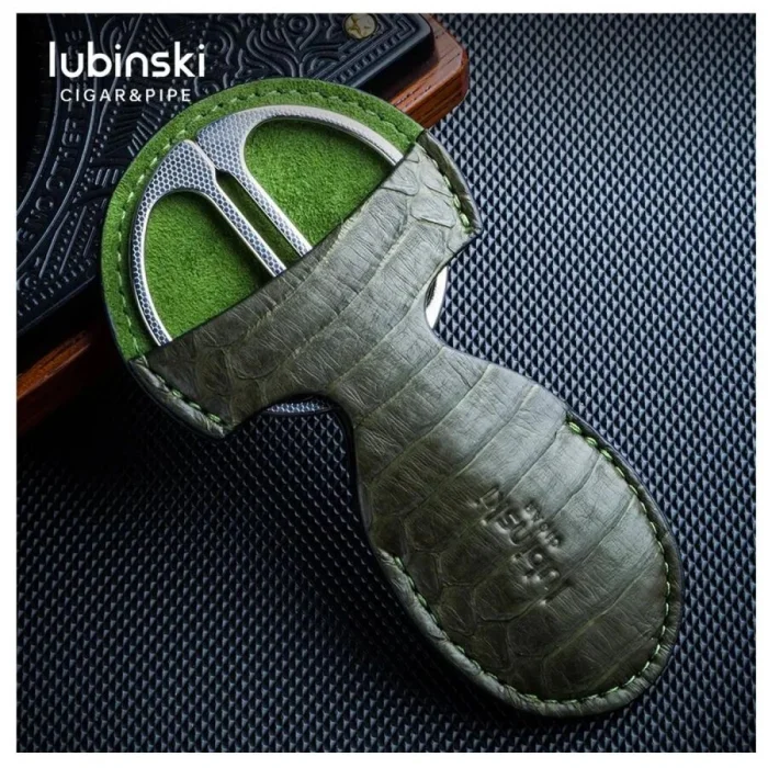 Lubinski Grid Puro Makası Deri Yeşil Kılıflı (56Ring)