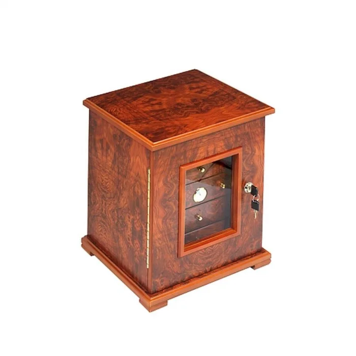 Lubinski İtaly 5 Çekmeceli Humidor Puro Kutusu Karaağaç 100s