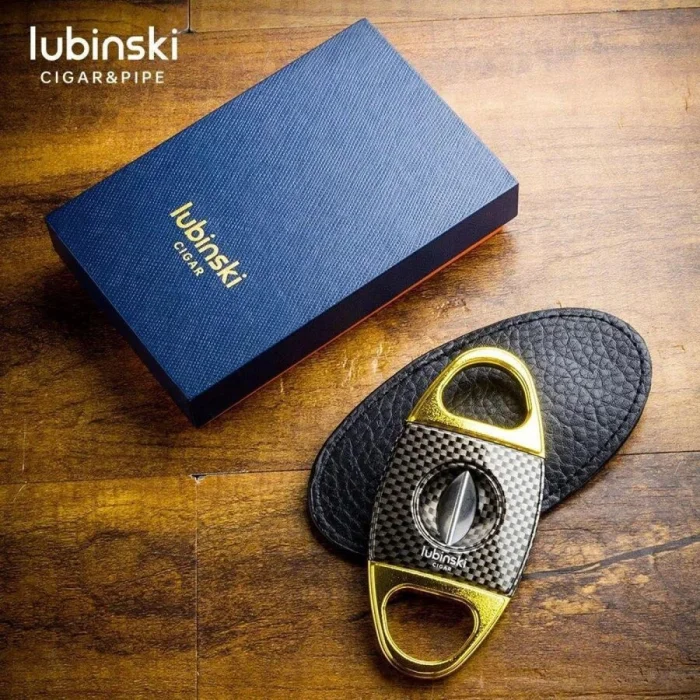 Lubinski Karbon Desen Metal V Puro Kesici Gold 60 Ring