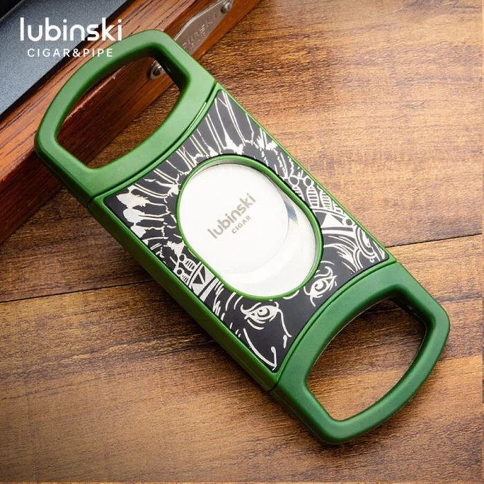 Lubinski Plastik Çift Yüzlü S-Cut V-Cut Puro Kesici Yeşil 60 Ring