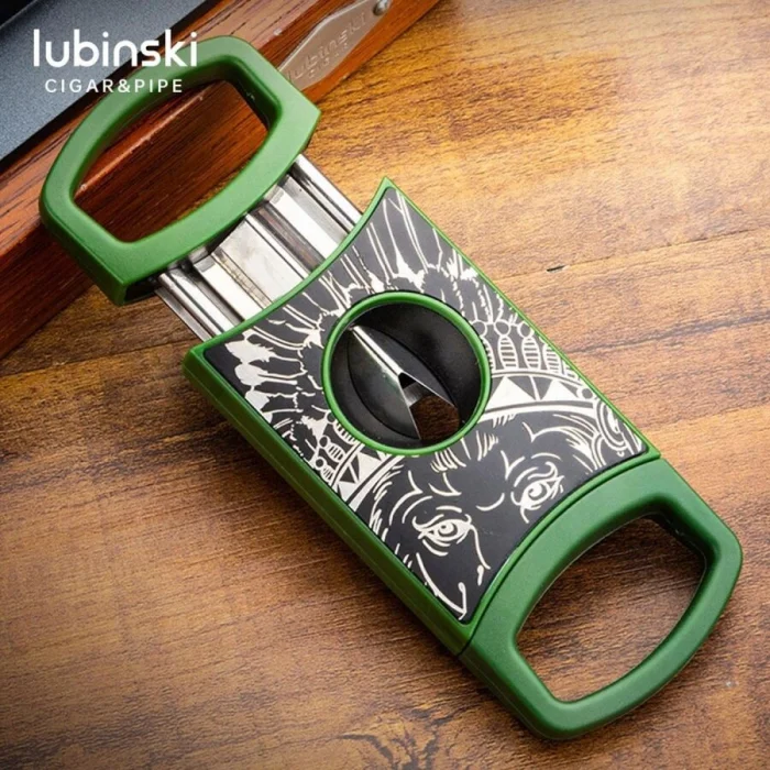Lubinski Plastik Çift Yüzlü S-Cut V-Cut Puro Kesici Yeşil 60 Ring