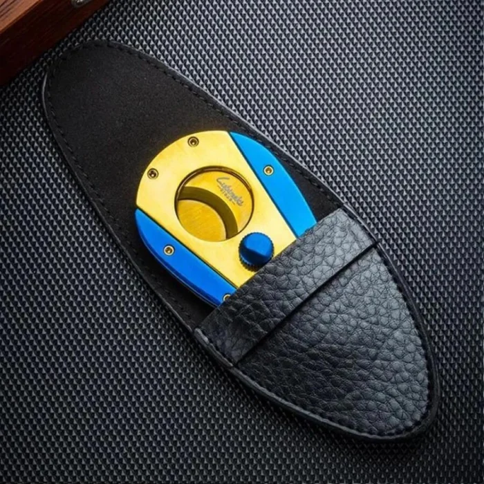 Lubinski Yaprak Model Puro Kesici Mavi-Gold 60ring