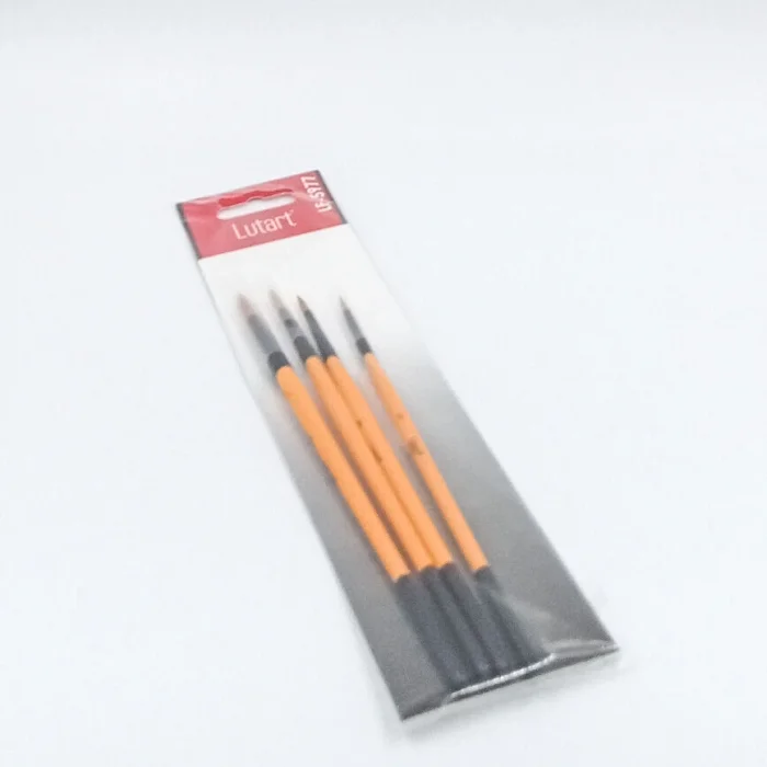 Lutart 4lü Yuvarlak Fırça Seti (1,3,5,7) SET-1