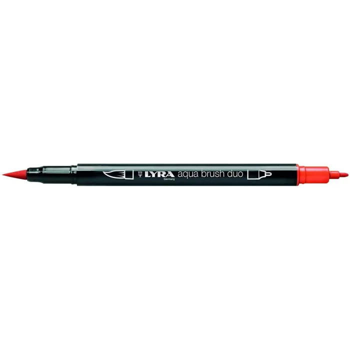 Lyra Aqua Brush Duo Çift Taraflı Fırça Uçlu Çizim Kalemi Seti 6 Renk PRIMARY TONES