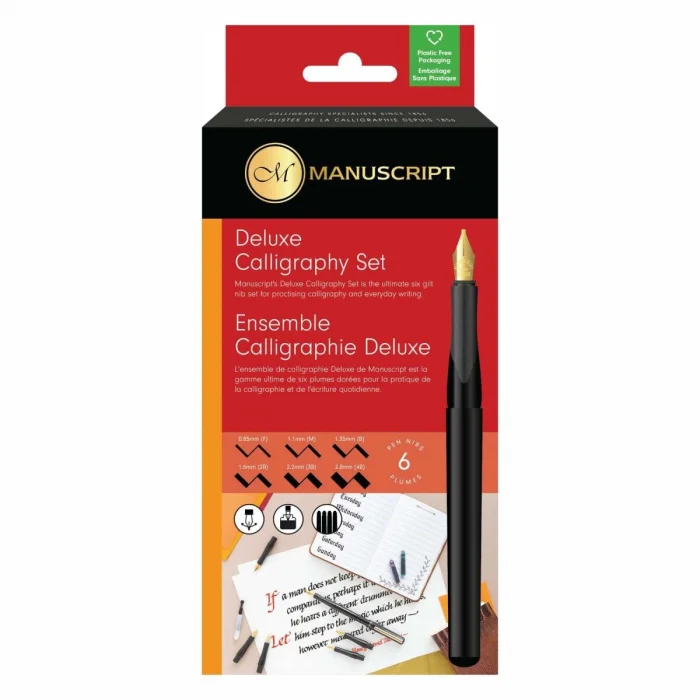 Manuscript Deluxe Kaligrafi Kalemi Seti 6lı Karton Kutu