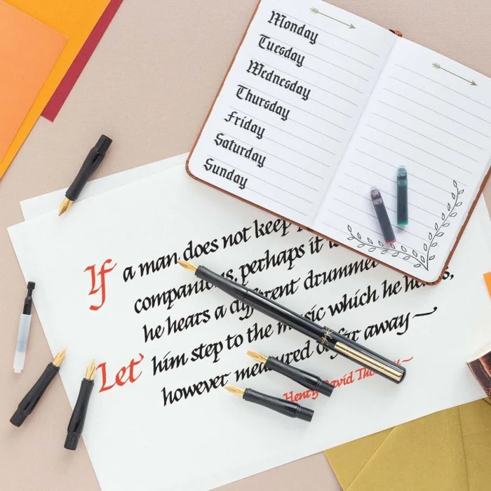 Manuscript Deluxe Kaligrafi Kalemi Seti 6lı Karton Kutu