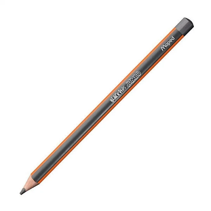 Maped Black PepS İlk Yazı Kalemi Jumbo Üçgen HB (854021)
